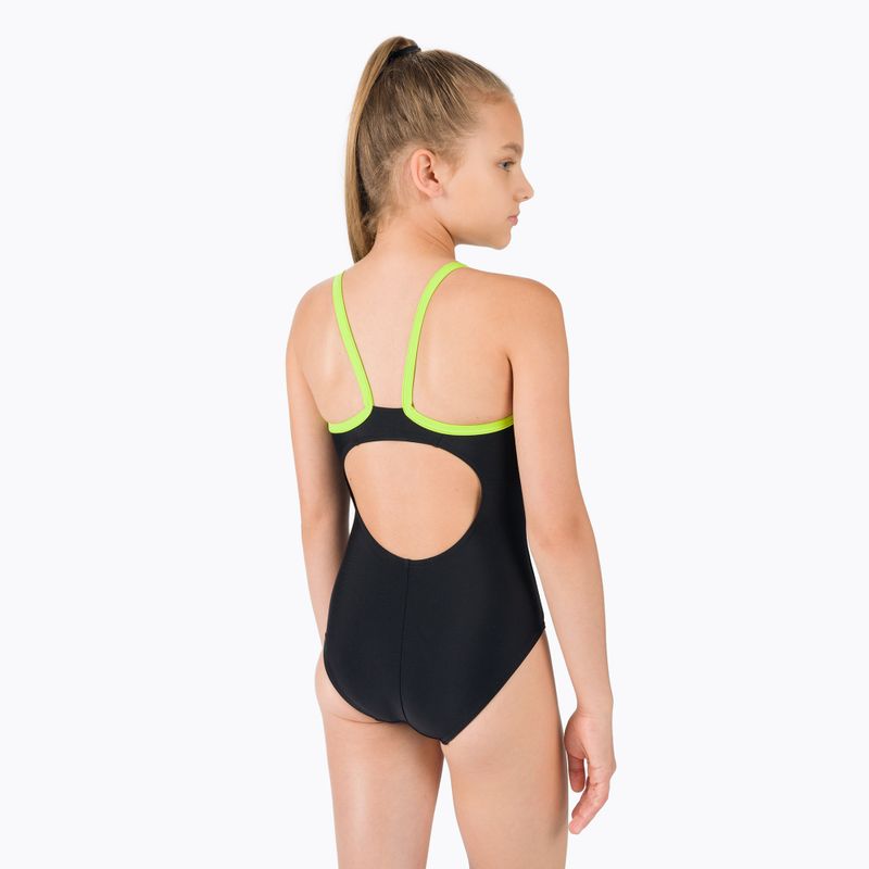 Speedo Boom Logo Thinstrap Muscleback gyermek egyrészes fürdőruha fekete 68-09533G717 3