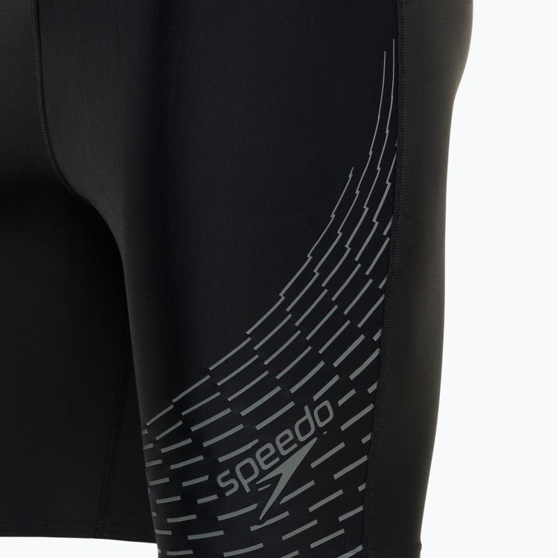 Férfi Speedo Medley Logo Swim Jammer fekete 8-12411 3