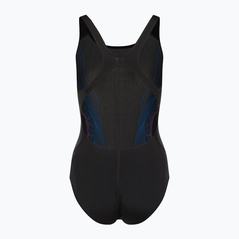 Speedo Placement Recordbreaker női egyrészes fürdőruha fekete 68-09015G634 2
