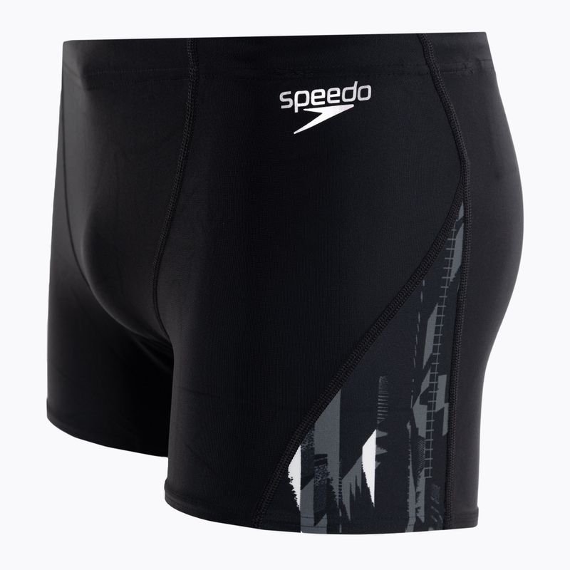 Speedo Allover V-Cut férfi úszónadrág fekete 68-113669177 3