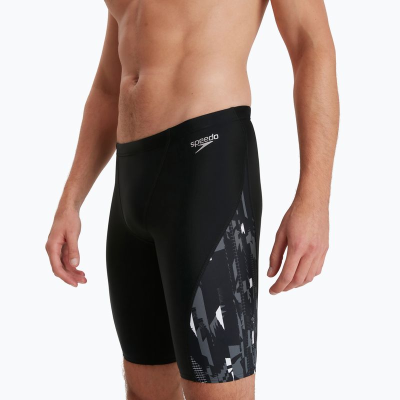 Speedo Allover V-Cut férfi úszónadrág fekete 68-113679177 2