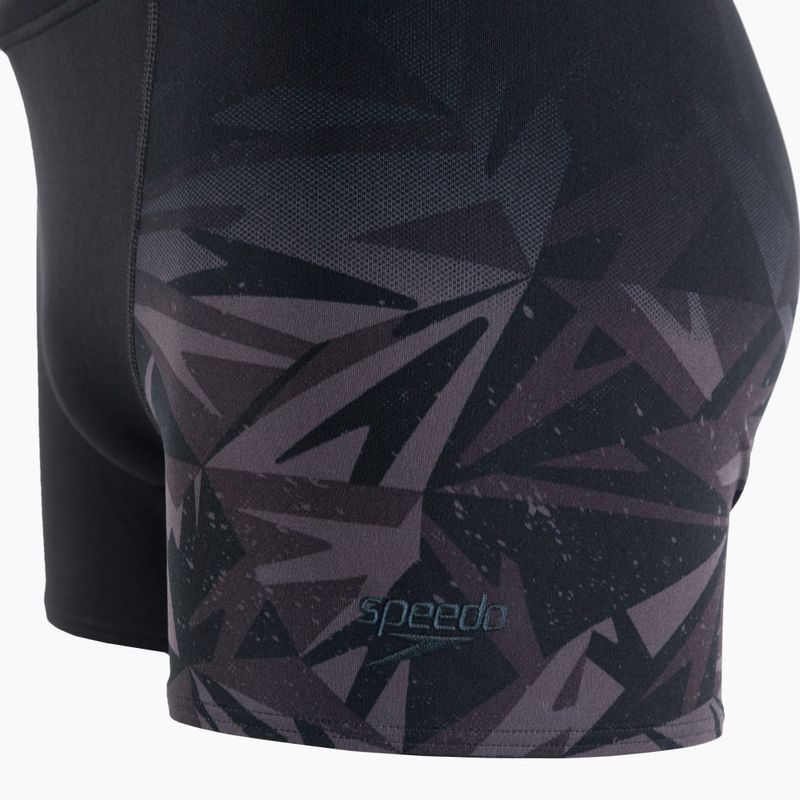 Férfi úszóboxer Speedo HyperBoom V-Cut Aquashort black/siren red 3