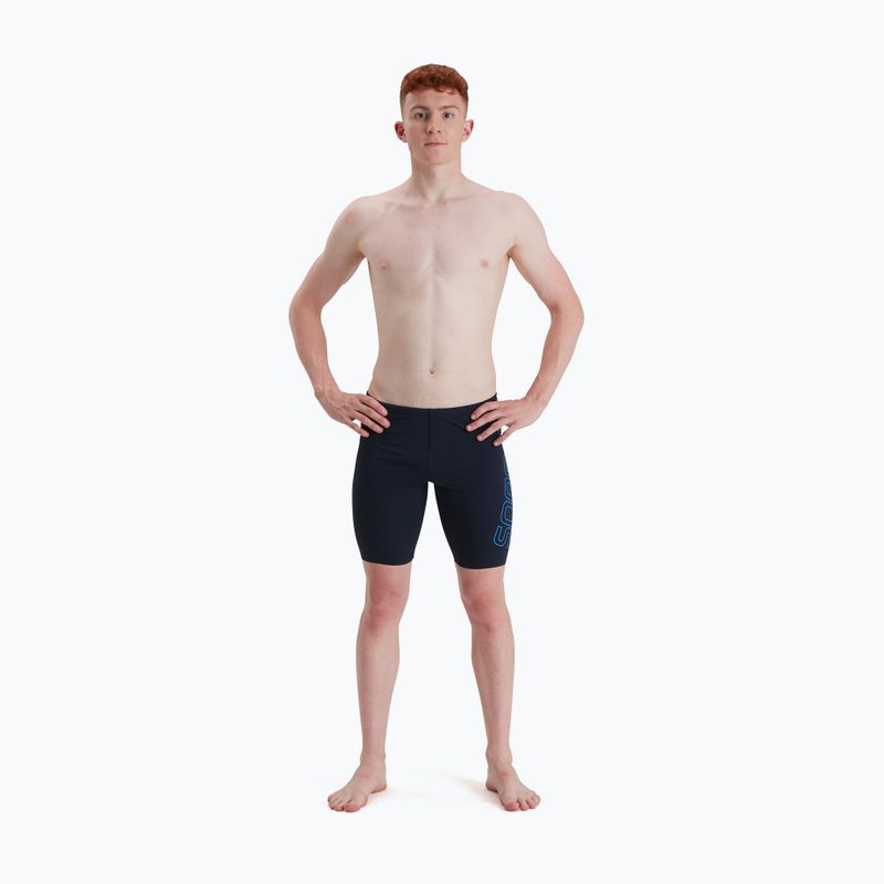 Speedo Boom Logo Placement Jammer férfi fürdőnadrág tengerészkék 68-12416F436 6