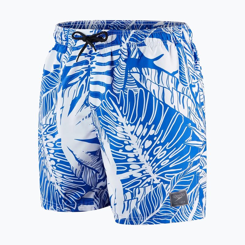 Férfi Speedo Printed Leisure 16  úszónadrág kék 68-12837F958