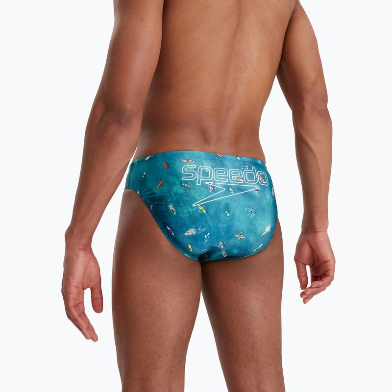 Férfi Speedo Escape 5cm rövidnadrág kék 68-13452G662 6