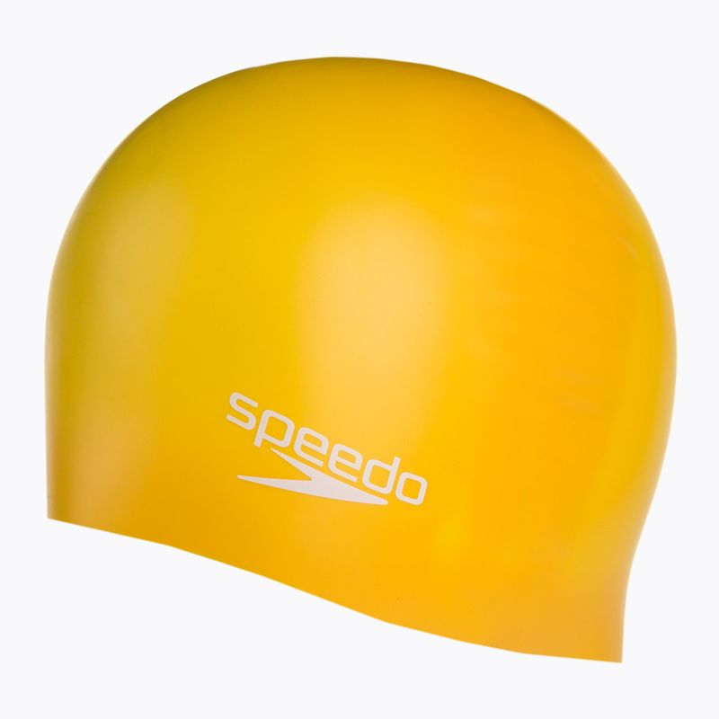 Speedo Plain Moulded szilikon úszósapka sárga 68-70984 2