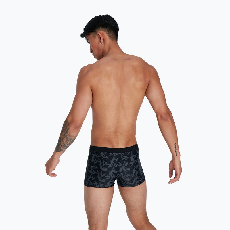 Férfi Speedo Valmilton fekete/Usa Charcoal úszó boxer 68-056588815 6