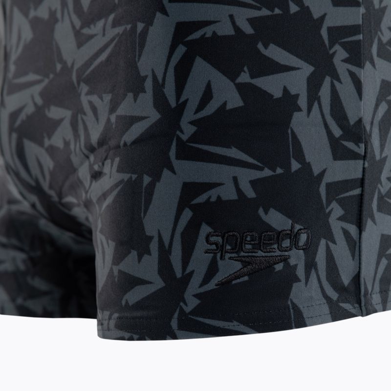 Férfi Speedo Valmilton fekete/Usa Charcoal úszó boxer 68-056588815 4