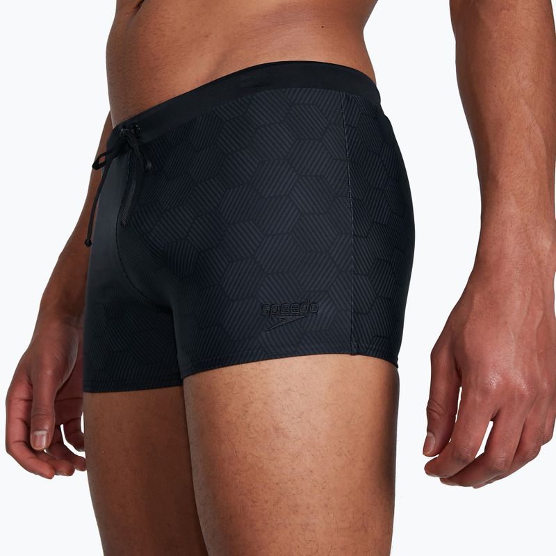 Férfi Speedo Valmilton fekete/oxidszürke úszó boxer 68-05658D743