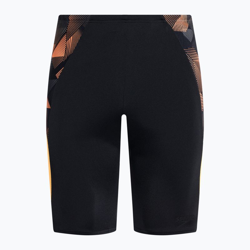 Speedo ECO Endurance+ Splice férfi úszónadrág fekete-narancs 68-1344444