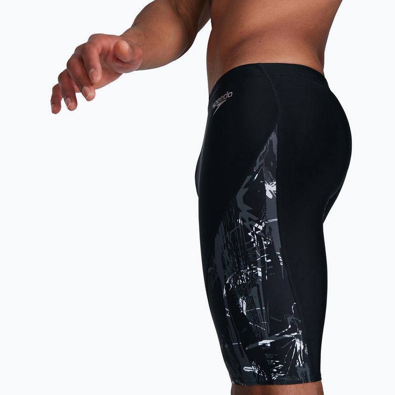 Speedo Allover V-Cut Swim Jammer fekete 68-11367 5