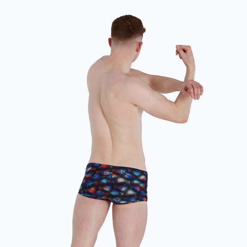Férfi Speedo Kaleidoscope V 17cm Club Training Allover Brief 68-12848 úszó boxeralsó 6