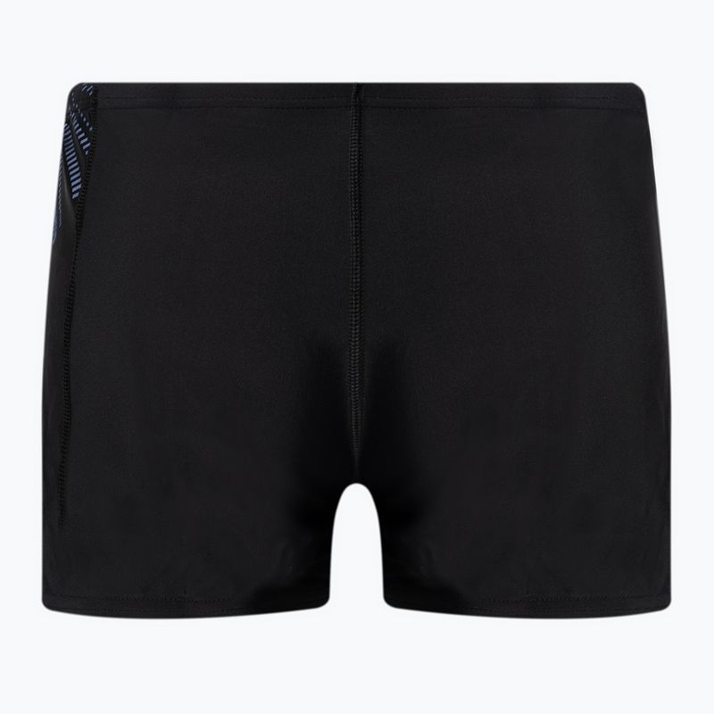 Speedo Plastisol Placement Aquashort gyermek fürdőnadrág fekete 68-09530 2