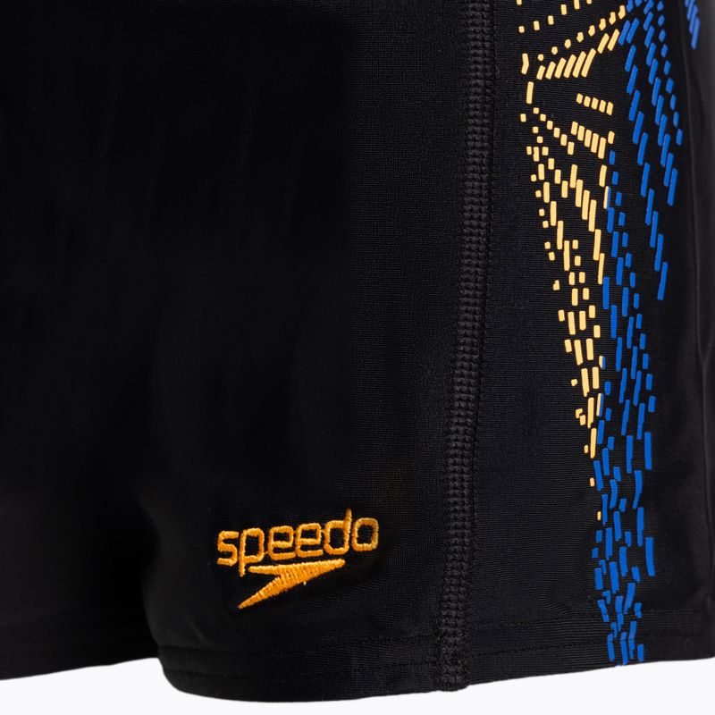 Speedo Plastisol Placement Aquashort gyermek fürdőnadrág fekete 68-09530 3