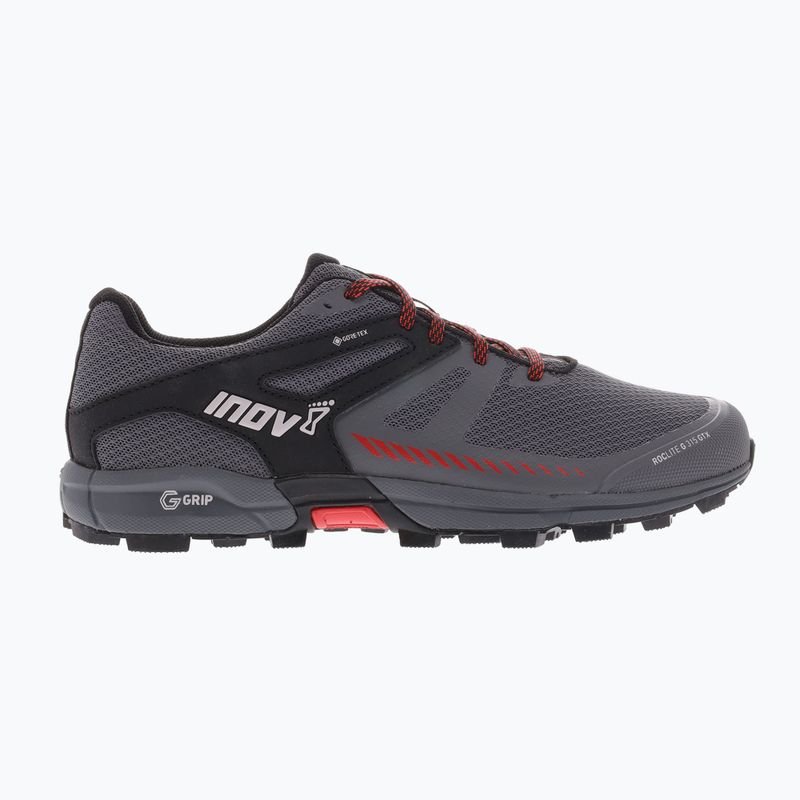 Férfi futócipő Inov-8 Roclite G 315 GTX V2 szürke/fekete/vörös 12