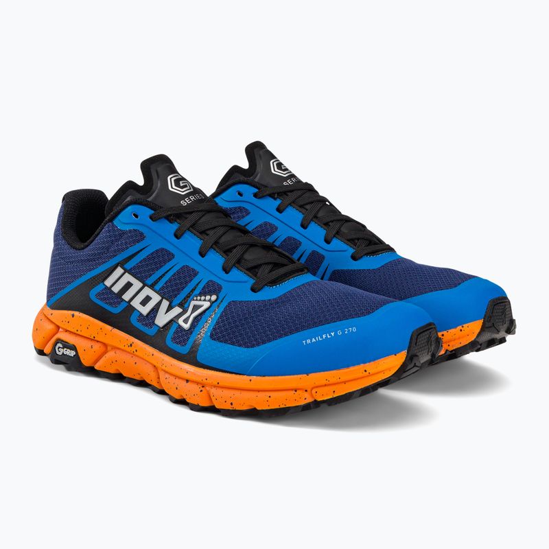 Férfi futócipő Inov-8 Trailfly G 270 V2 kék-zöld 001065-BLNE-S-01 4