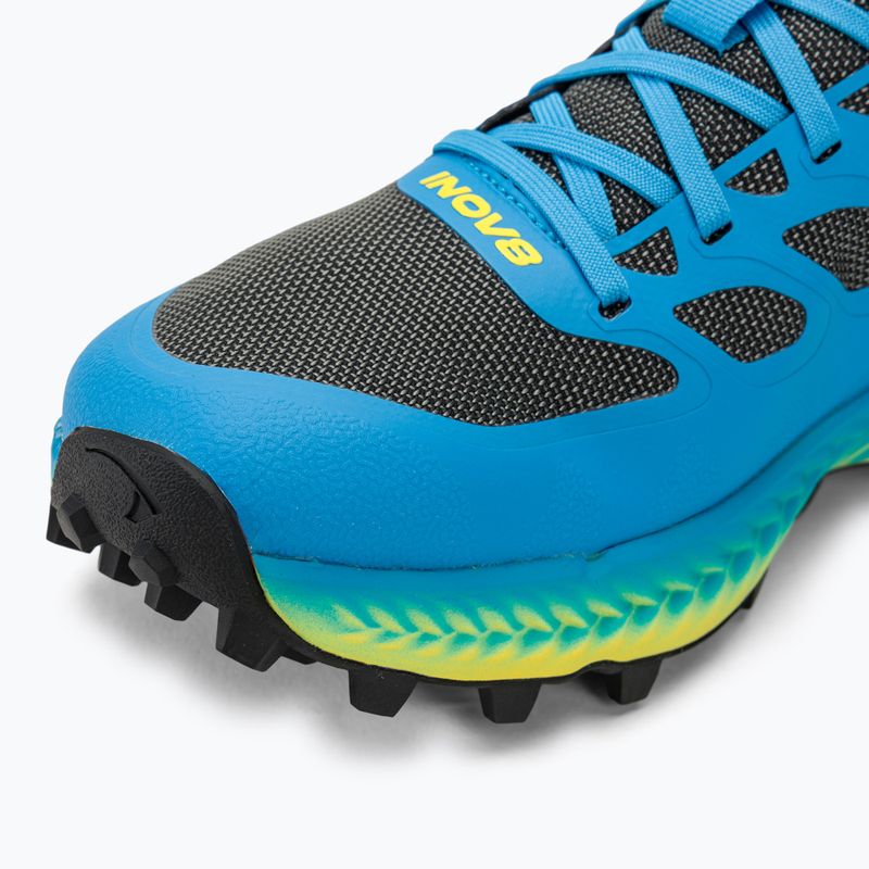 Férfi Inov-8 Mudtalon sötétszürke/kék/sárga futócipő 7