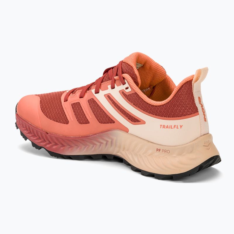 Női futócipő Inov-8 Trailfly poros rózsaszín/halvány rózsaszín 3
