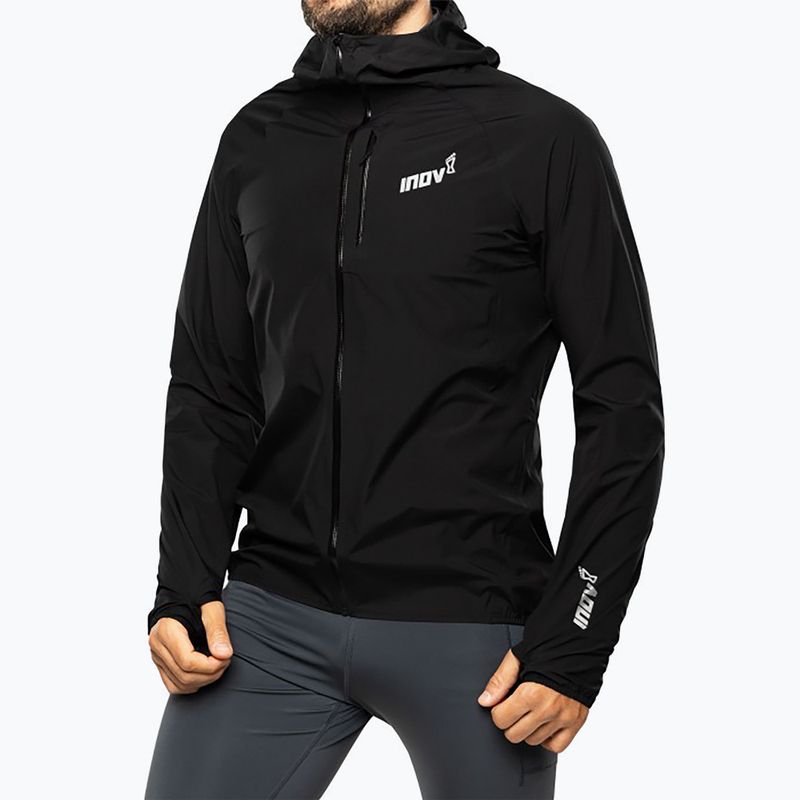 Férfi futódzseki Inov-8 Stormshell FZ V2 fekete