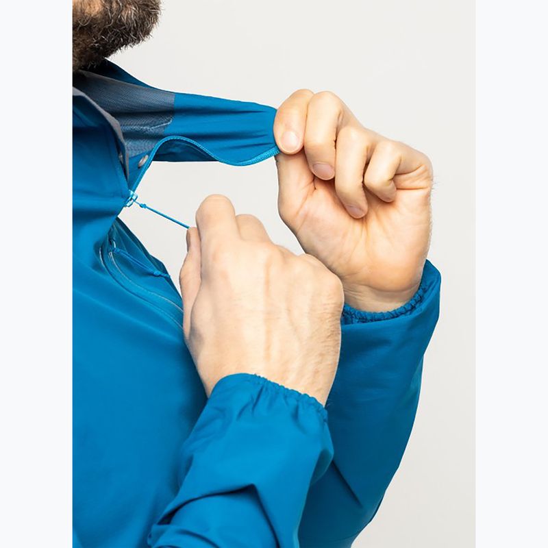 Férfi futódzseki Inov-8 Stormshell FZ V2 kék 9
