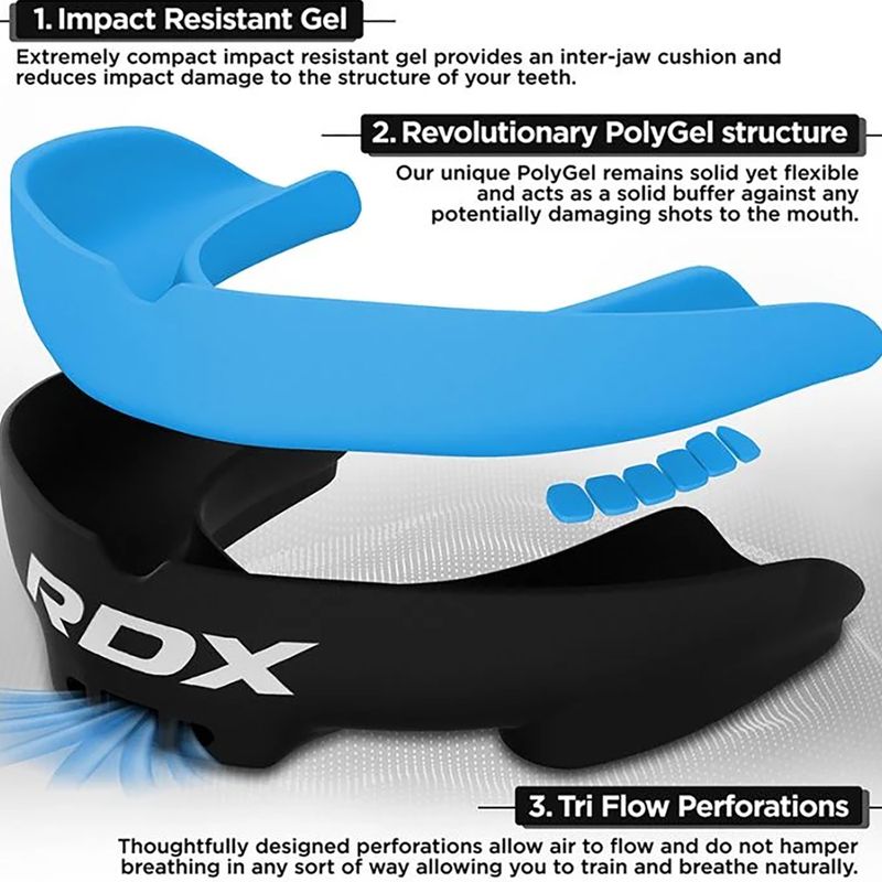 Gyerek állvédő RDX Mouth Junior blue 2