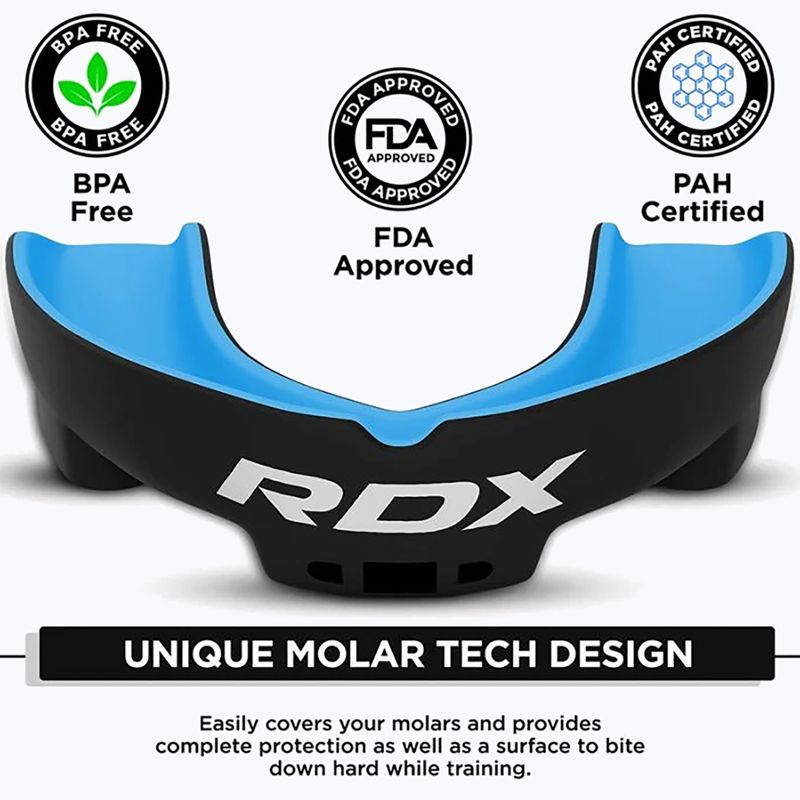 Gyerek állvédő RDX Mouth Junior blue 3