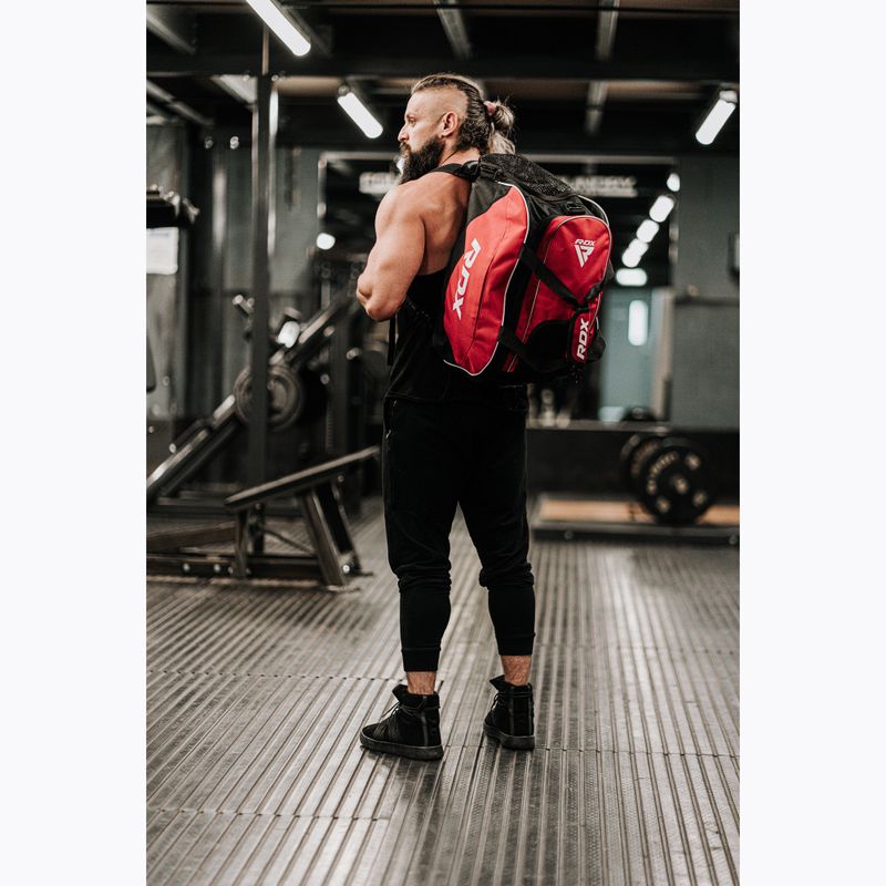 RDX Gym Kit edzőtáska fekete és piros GKB-R1B 10