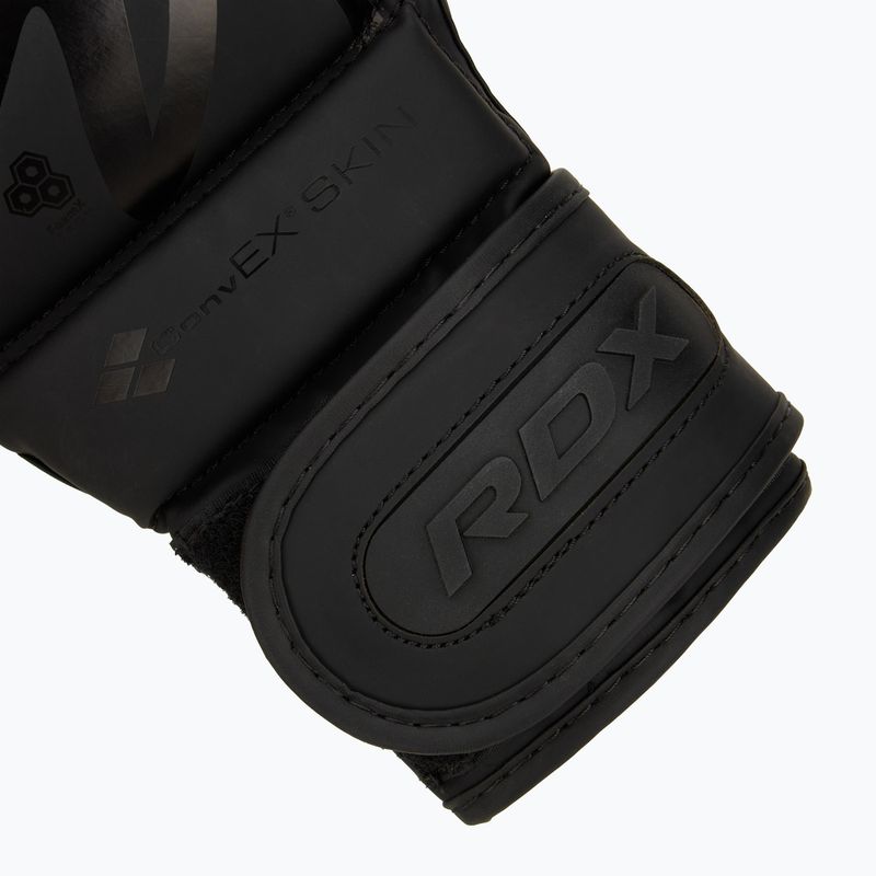 RDX T15 Noir Hybrid matt fekete grappling kesztyű 5