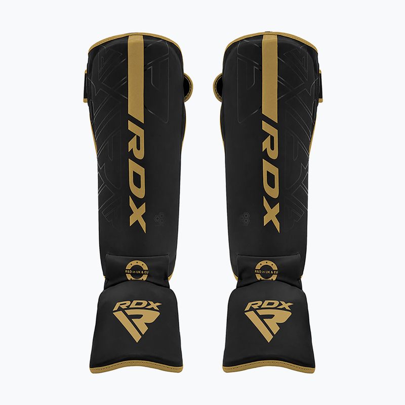 sípcsontvédők RDX F6 Shin Instep matte golden 2