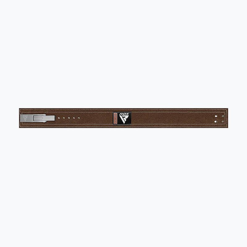 RDX Pro Liver Buckle Lth barna súlyemelő öv 4