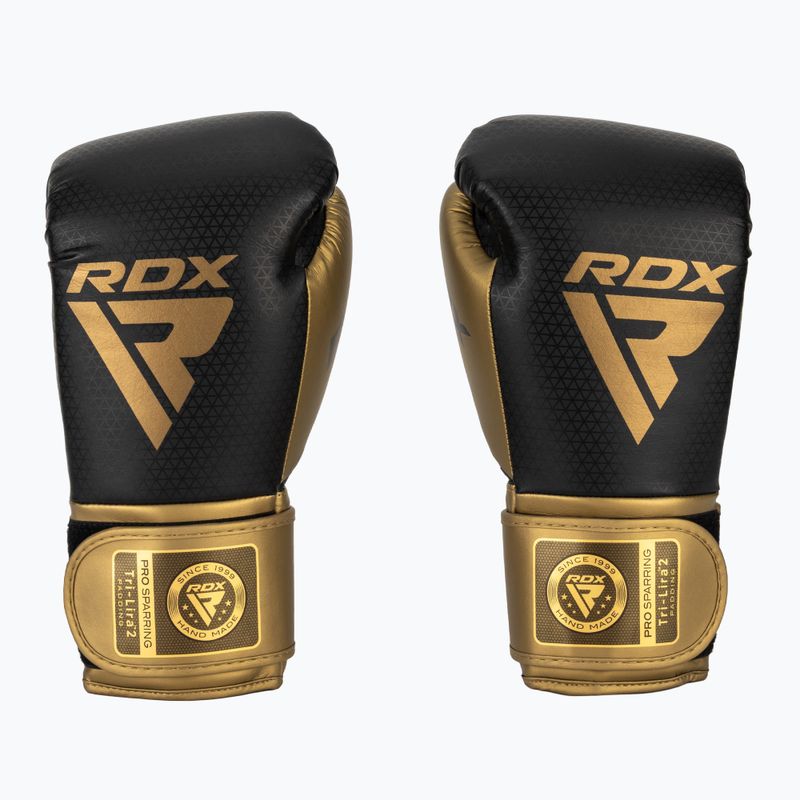 Boxkesztyű RDX L2 Mark Pro Sparring Boxing Hook & Loop golden 2
