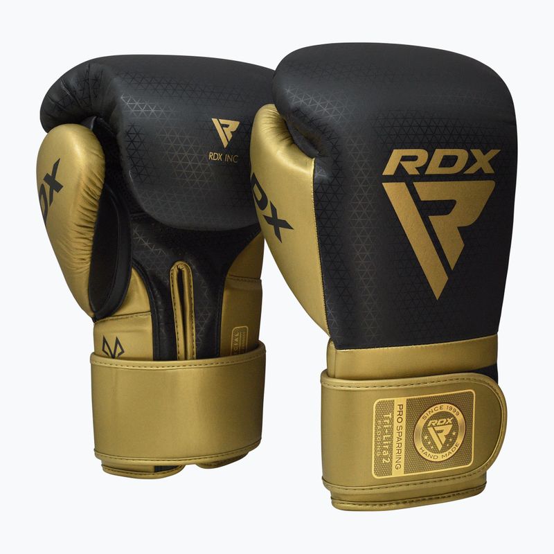 Boxkesztyű RDX L2 Mark Pro Sparring Boxing Hook & Loop golden 2