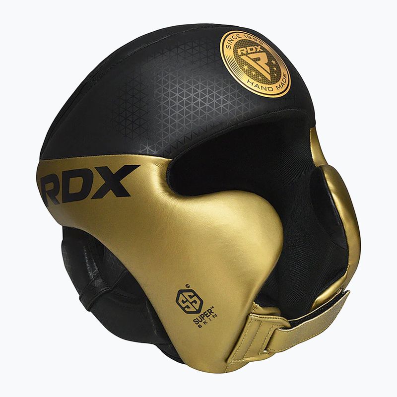 Box fejvédő RDX L1 Mark Pro Cheek Boxing Training Head Guard golden