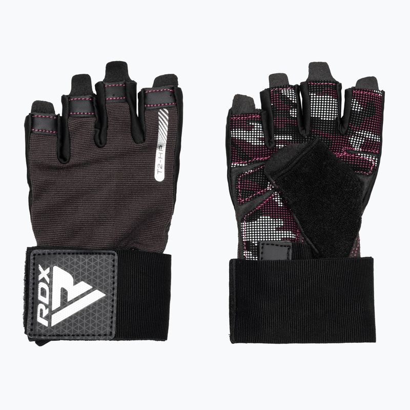 Edzőkesztyű RDX T2 Half pink