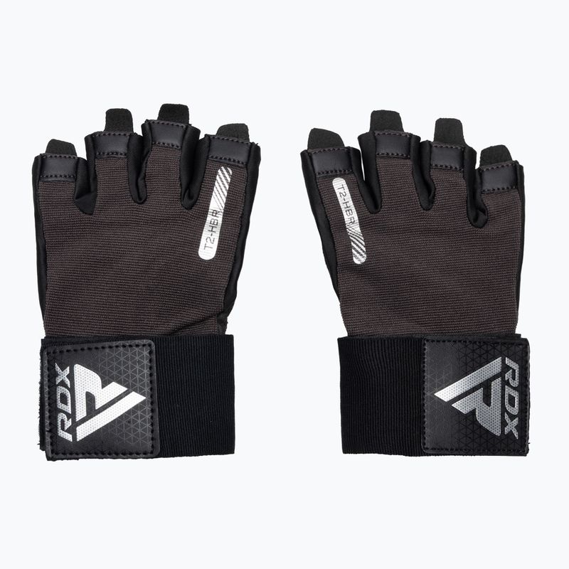 Edzőkesztyű RDX T2 Half brown 2