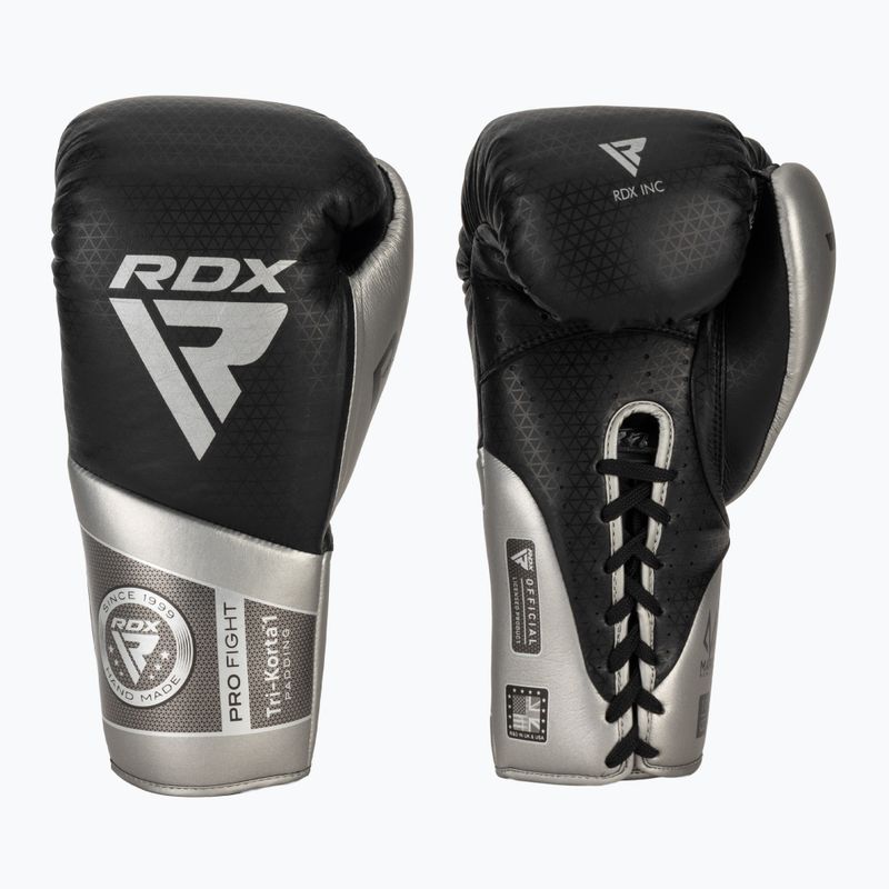 Boxkesztyű RDX K1 Mark Pro Fight Boxing silver