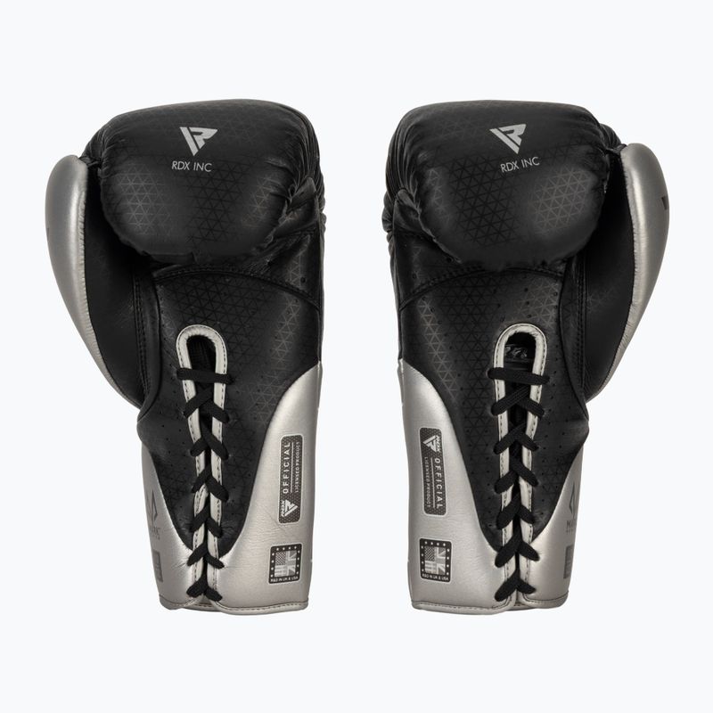 Boxkesztyű RDX K1 Mark Pro Fight Boxing silver 3