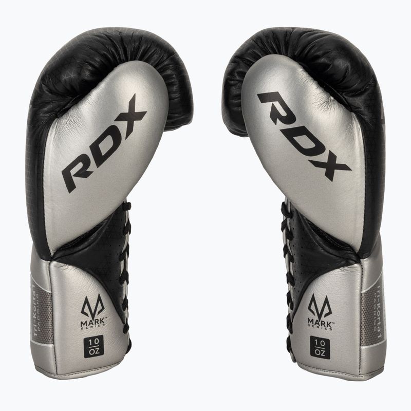 Boxkesztyű RDX K1 Mark Pro Fight Boxing silver 4