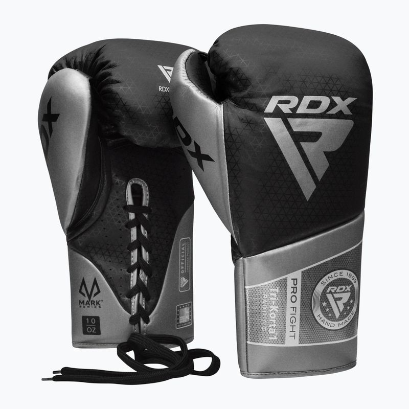 Boxkesztyű RDX K1 Mark Pro Fight Boxing silver 2