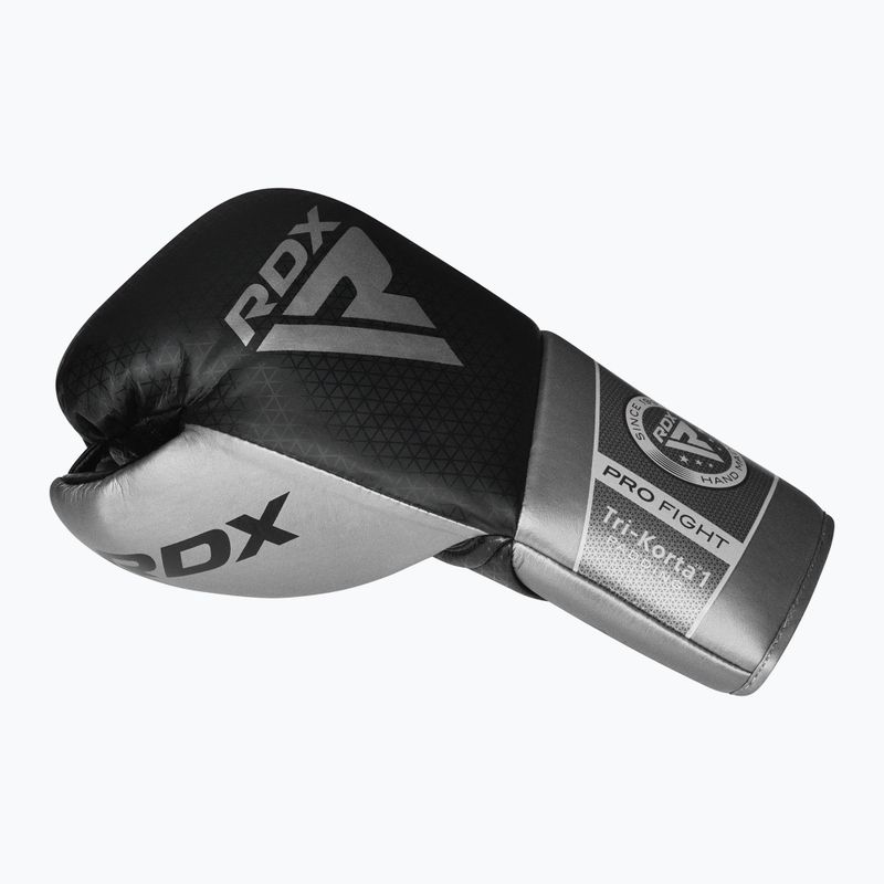 Boxkesztyű RDX K1 Mark Pro Fight Boxing silver 3