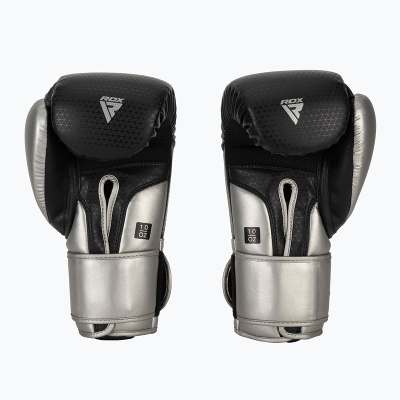 Boxkesztyű RDX L2 Mark Pro Sparring Boxing Hook & Loop silver 3