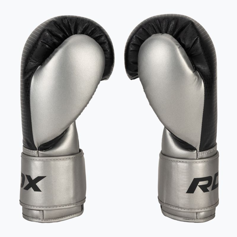 Boxkesztyű RDX L2 Mark Pro Sparring Boxing Hook & Loop silver 4