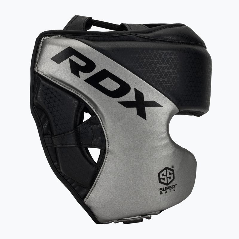 Box fejvédő RDX L1 Mark Pro Cheek Boxing Training Head Guard silver 2