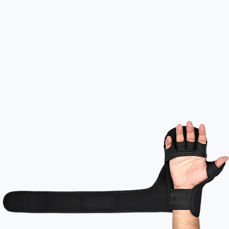 MMA kesztyűk RDX Grappling Shooter New Aura F17 black/blue 4