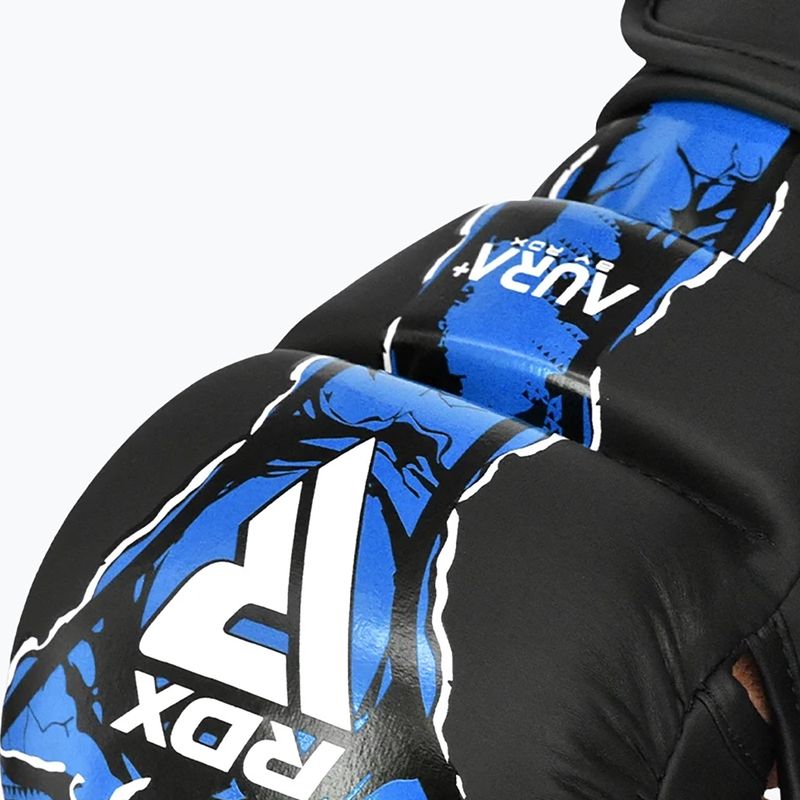 MMA kesztyűk RDX Grappling Shooter New Aura F17 black/blue 6