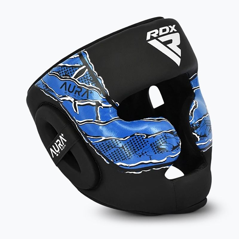 Box fejvédő RDX New Aura F17 Head black/blue 2