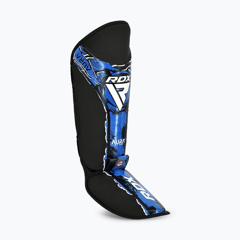Sípcsont és lábvédők RDX Instep New Aura F17 Shin black/blue 3