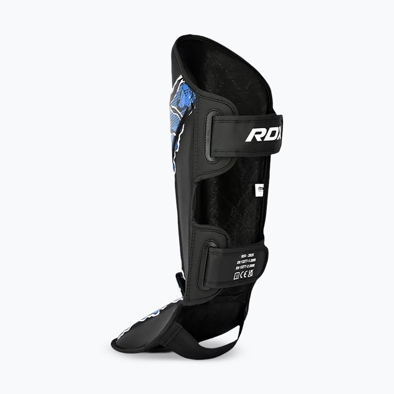 Sípcsont és lábvédők RDX Instep New Aura F17 Shin black/blue 5