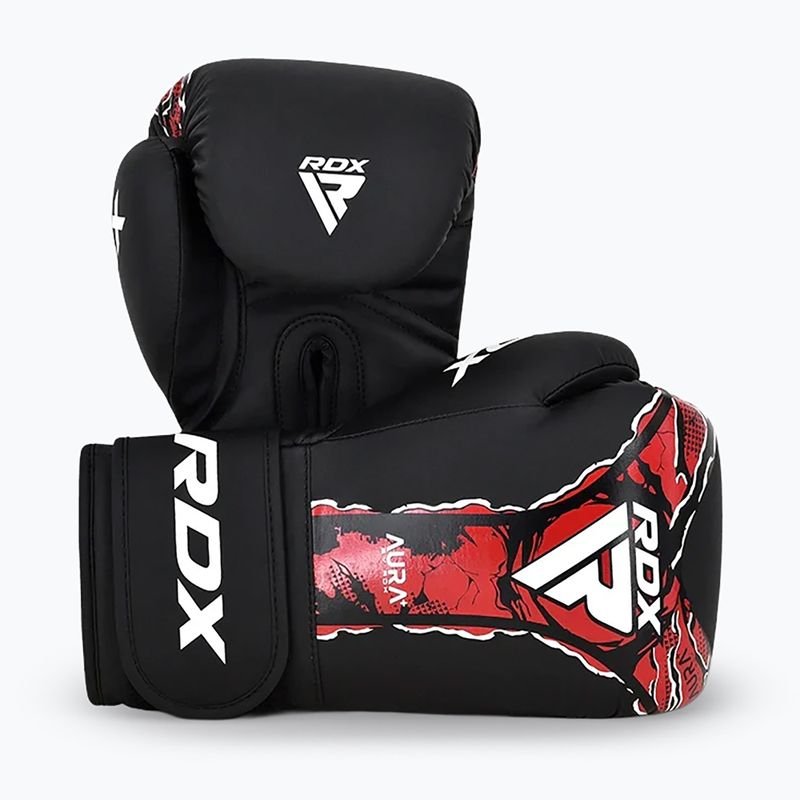 Bokszkesztyűk RDX Boxing New Aura F17 black/red 2