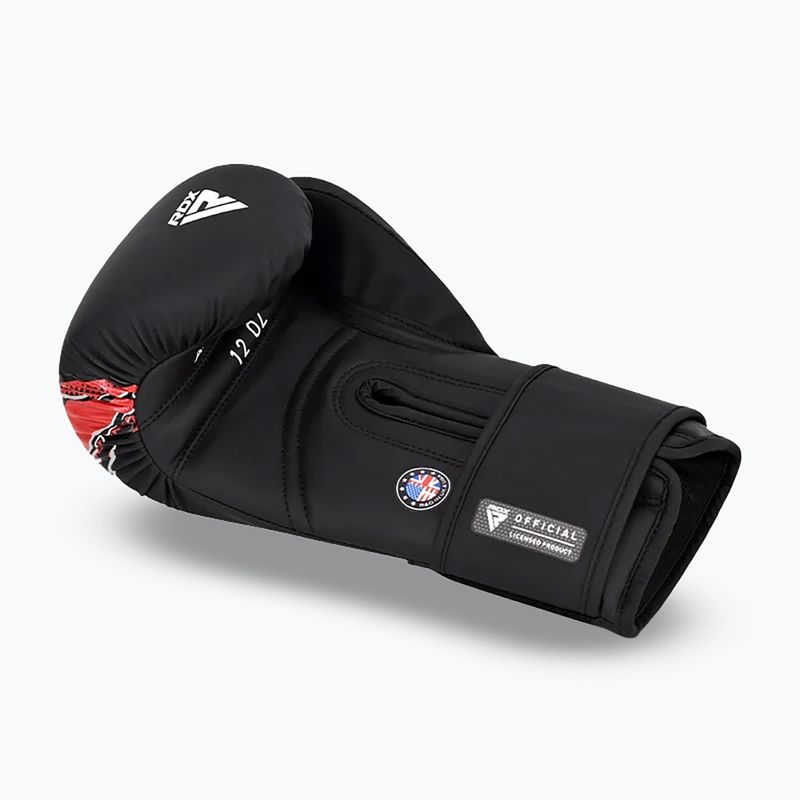 Bokszkesztyűk RDX Boxing New Aura F17 black/red 4